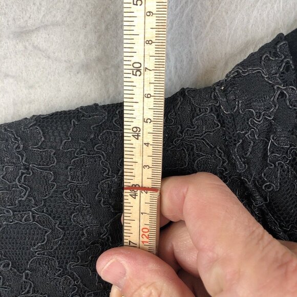 Vintage Rubina Dress Womens Small Black Lace Pleats Fairy Whimsigoth  Feminine - Picture 6 of 16